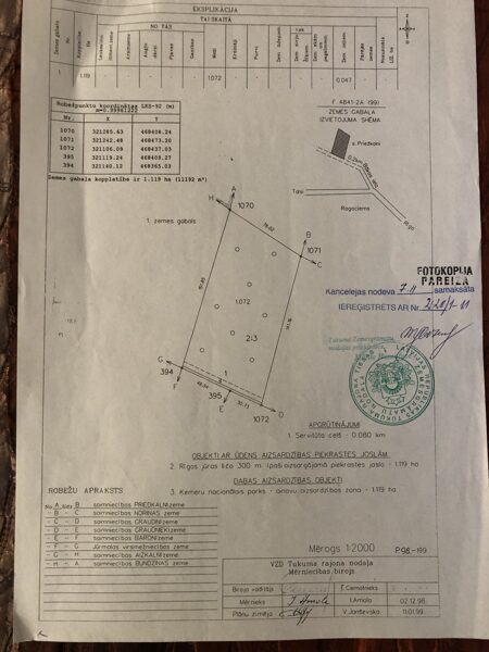 Zemes gabals Engures novadā, Lapmežciema pagastā